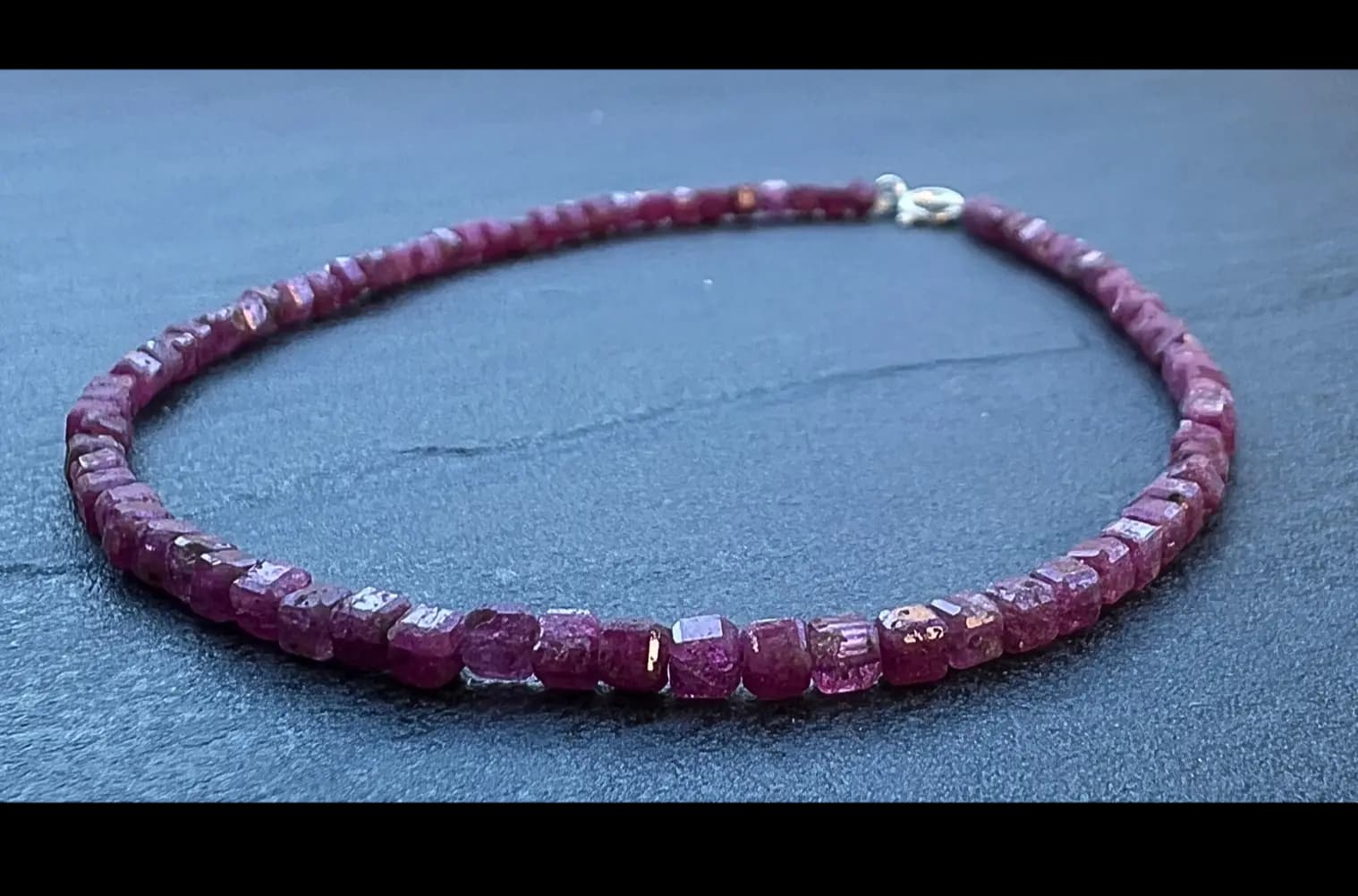 RUBY CUBE ANKLET