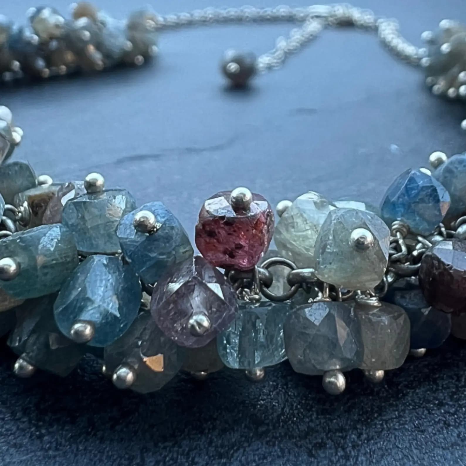 SAPPHIRE DANGLE NECKLACE
