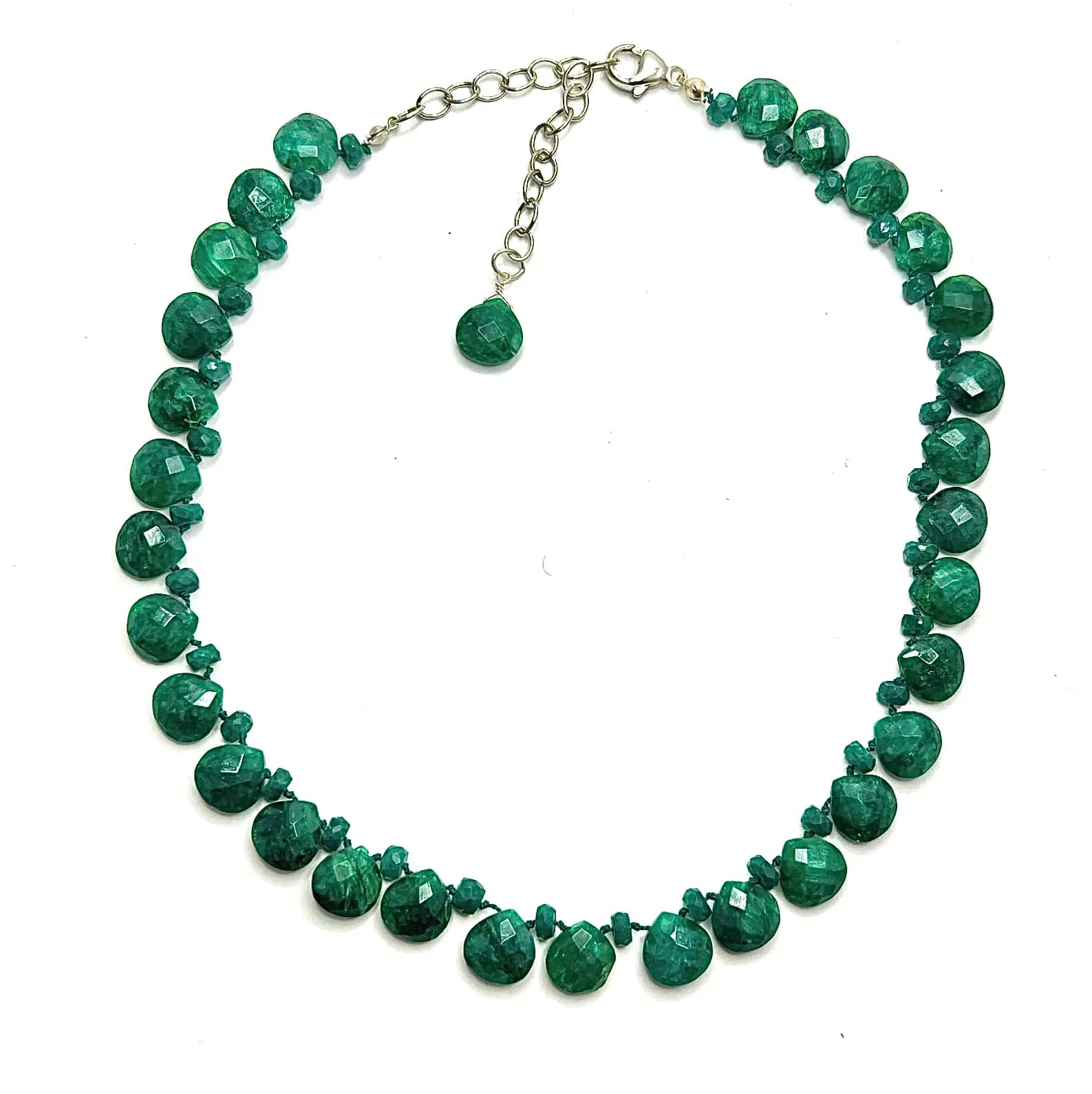 EMERALD HEARTS COLLAR
