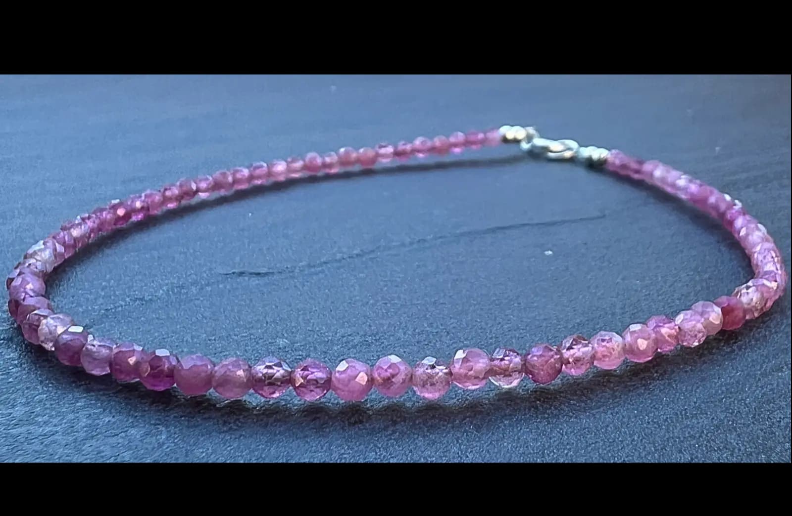 PINK TOURMALINE ANKLET