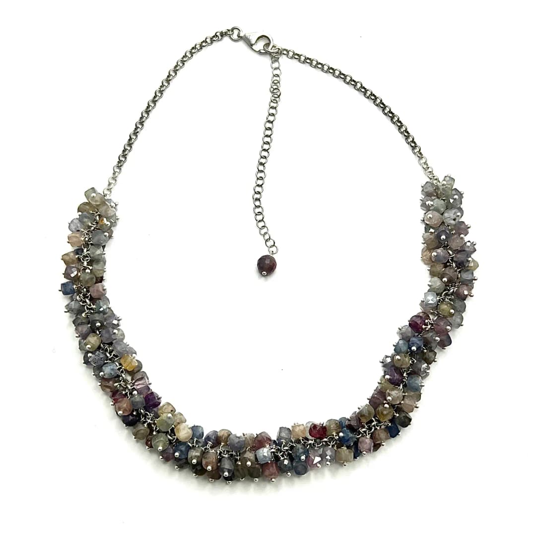 SAPPHIRE DANGLE NECKLACE