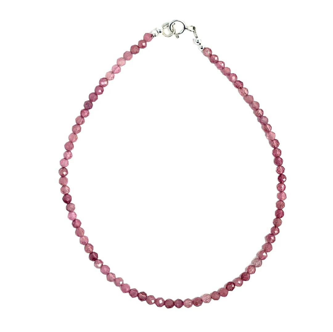 PINK TOURMALINE ANKLET