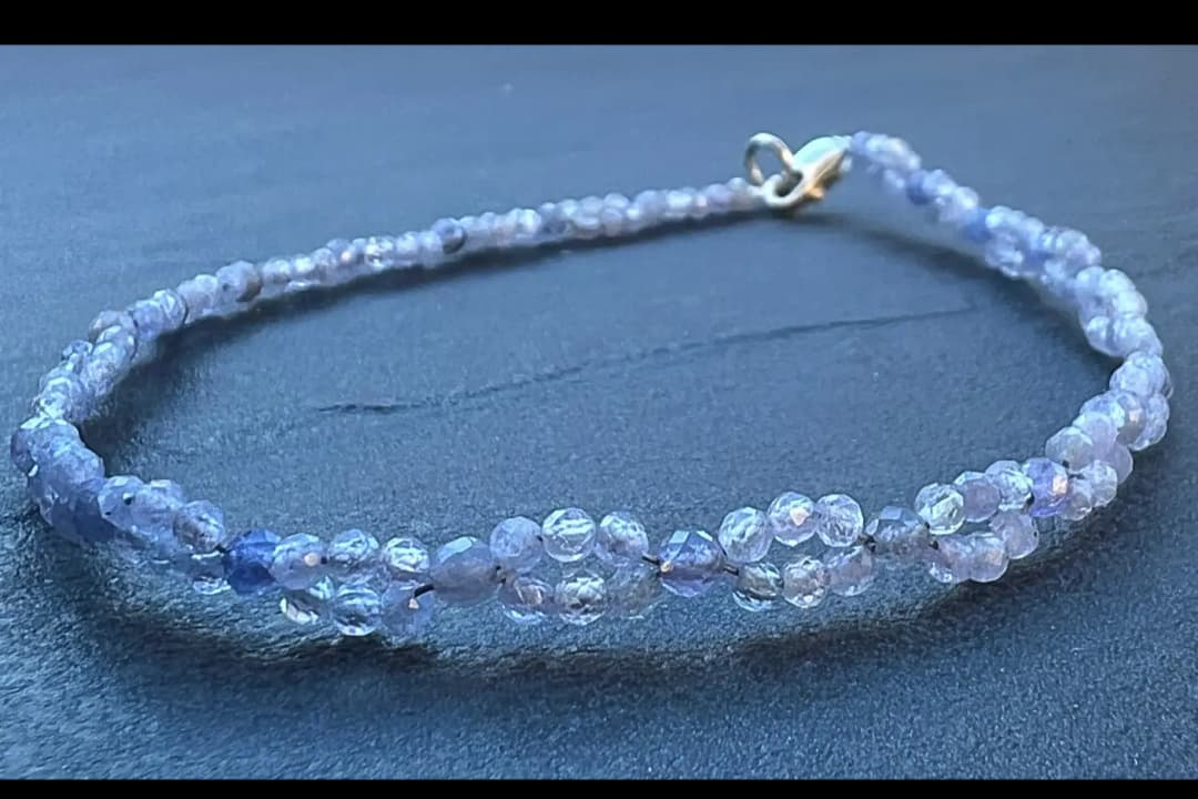 TANZANITE LACE ANKLET